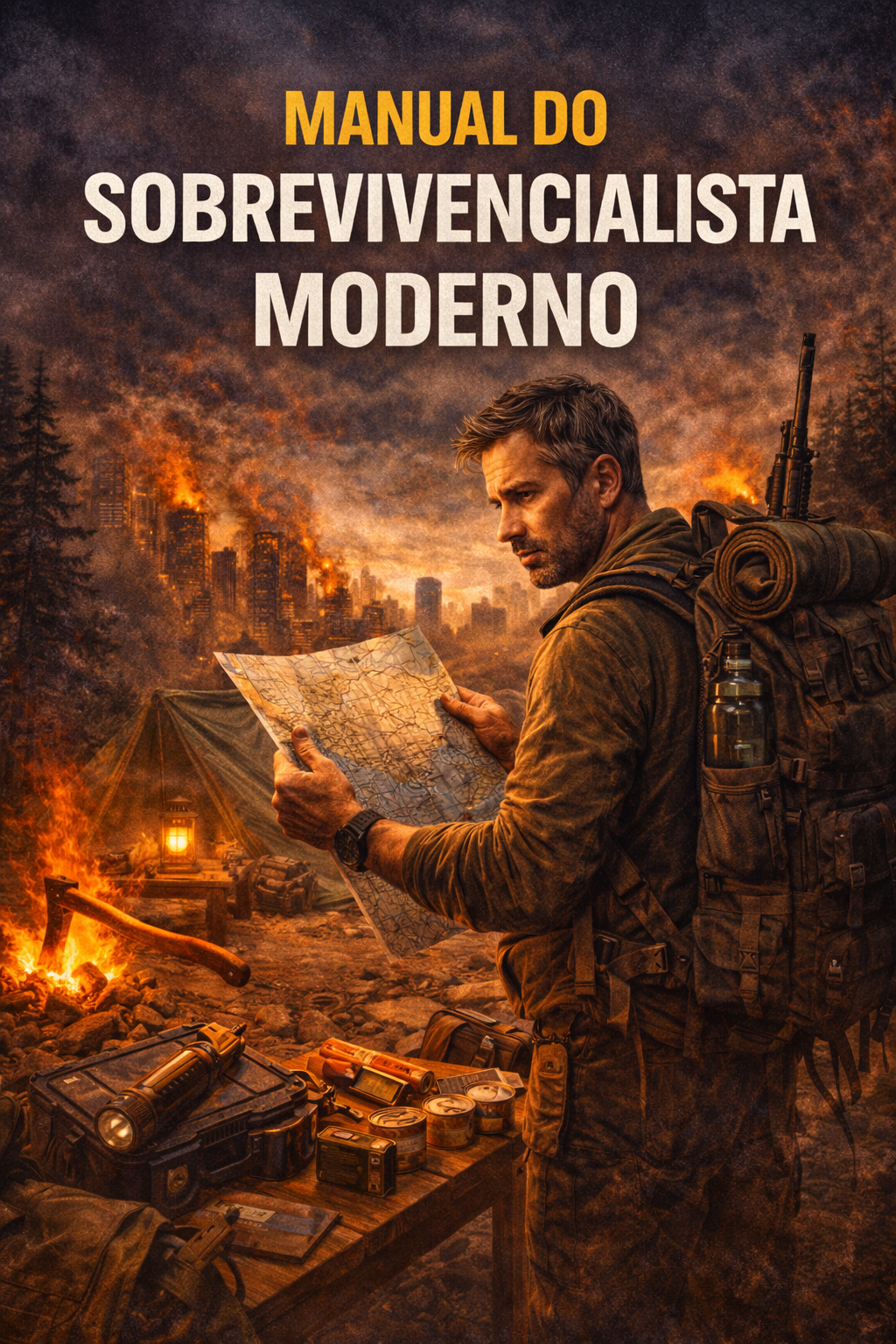 Manual do Sobrevivencialista Moderno - Capa do Ebook